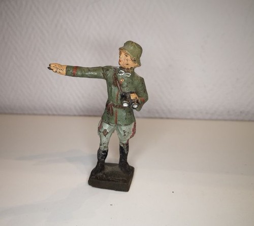 Lineol soldat mit fernglas - soldat,