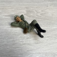 Lineol Soldat auf dem Rücken