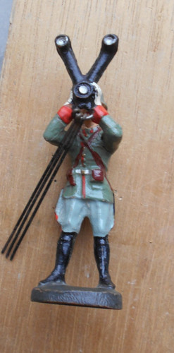 Soldat mit scherenfernglas - soldat,